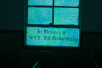 Dedication Window With WE & MC Tucker Family by The Athenaeum Press