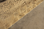 Concrete Walkway Edge Against Sand by The Athenaeum Press