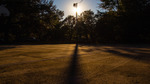 Sandy Island School Basketball Court at Sunset by The Athenaeum Press