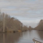 Slow Focus of the Sandy Island Canal in Winter