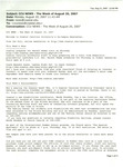 CCU Newsletter, August 20, 2007