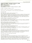 CCU Newsletter, January 21, 2008