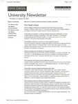 CCU Newsletter, January 22, 2007