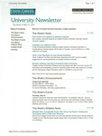 CCU Newsletter, May 21, 2007