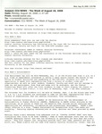 CCU Newsletter, August 18, 2008