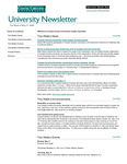 CCU Newsletter, May 11, 2009