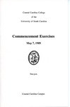 Commencement Program, May 7, 1989