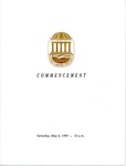 Spring Commencement Program, May 6, 1995