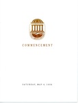 Spring Commencement Program, May 4, 1996