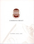 Spring Commencement Program, May 6, 2000