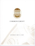 Spring Commencement Program, May 11, 2002