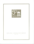 Spring Commencement Program, May 7, 2005