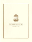 Fall Commencement Program, December 15, 2007 by Coastal Carolina University