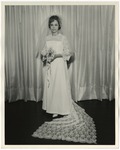 Photo of a woman in her wedding gown by Lonnie W. Fleming Sr.