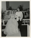 Photo of the bride and groom at the front of the church by Lonnie W. Fleming Sr.