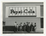Photo of Conway High School Students standing in front of the Pepsi-Cola plant by Lonnie W. Fleming Sr.