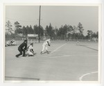 A photo of a baseball player swinging his bat at a game by Lonnie W. Fleming Sr.