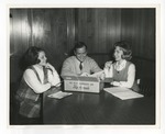 A photo of two Conway High School female students and a man by Lonnie W. Fleming Sr.