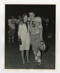 A photo of a girl and a Conway High School football player posing together by Lonnie W. Fleming Sr.