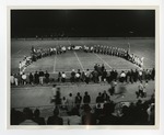 A photo of a Homecoming ceremony on the Conway High School football field by Lonnie W. Fleming Sr.