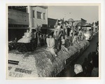 Christmas parade float with stars decorating it by Lonnie W. Fleming Sr.