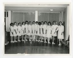 A row of nurses posing for a picture by Lonnie W. Fleming Sr.
