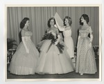 Four girls in dresses by Lonnie W. Fleming Sr.