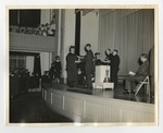 A high school graduation in Conway Elementary School Auditorium by Lonnie W. Fleming Sr.
