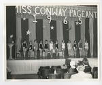The contestants of the Miss Conway Pageant 1965 in the McCown auditorium by Lonnie W. Fleming Sr.