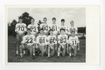 A junior football team taking a group photo by Lonnie W. Fleming Sr.