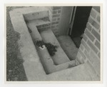 Cement stairs leading down into the old basement of the Conway Elementary School by Lonnie W. Fleming Sr.