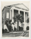 Foreign military delegation standing on the front steps of Conway City Hall by Lonnie W. Fleming Sr.