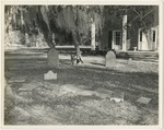 The Holiday House with Durant Cemetery in front by Horry County Historical Society