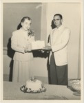 Leethard Bryan with Harold McCown in 1954 by Horry County Historical Society