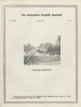 Independent Republic Quarterly, 1975, Vol. 9, No. 2 by Horry County Historical Society