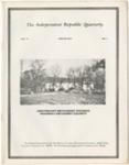 Independent Republic Quarterly, 1977, Vol. 11 , No. 1 by Horry County Historical Society