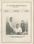 Independent Republic Quarterly, 1980, Vol. 14, No. 4 by Horry County Historical Society