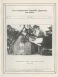 Independent Republic Quarterly, 1985, Vol. 19, No. 4 by Horry County Historical Society