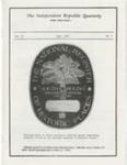 Independent Republic Quarterly, 1987, Vol. 21, No. 4 by Horry County Historical Society