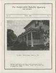 Independent Republic Quarterly, 1988, Vol. 22, No. 2 by Horry County Historical Society