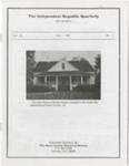 Independent Republic Quarterly, 1992, Vol. 26, No. 4 by Horry County Historical Society