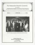 Independent Republic Quarterly, 1998, Vol. 32, No. 1 by Horry County Historical Society