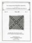 Independent Republic Quarterly, 2000, Vol. 34, No. 1 by Horry County Historical Society