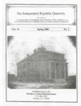 Independent Republic Quarterly, 2000, Vol. 34, No. 2 by Horry County Historical Society