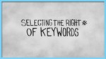 Selecting the Right Number of Keywords