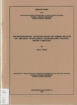 Archaeological investigations of three tracts on Arcadia Plantation, Georgetown County, South Carolina by James L. Michie
